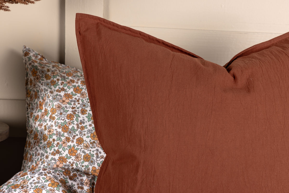 Kussenhoes Autumn - 60x60 cm in verschillende kleuren van 100% katoen