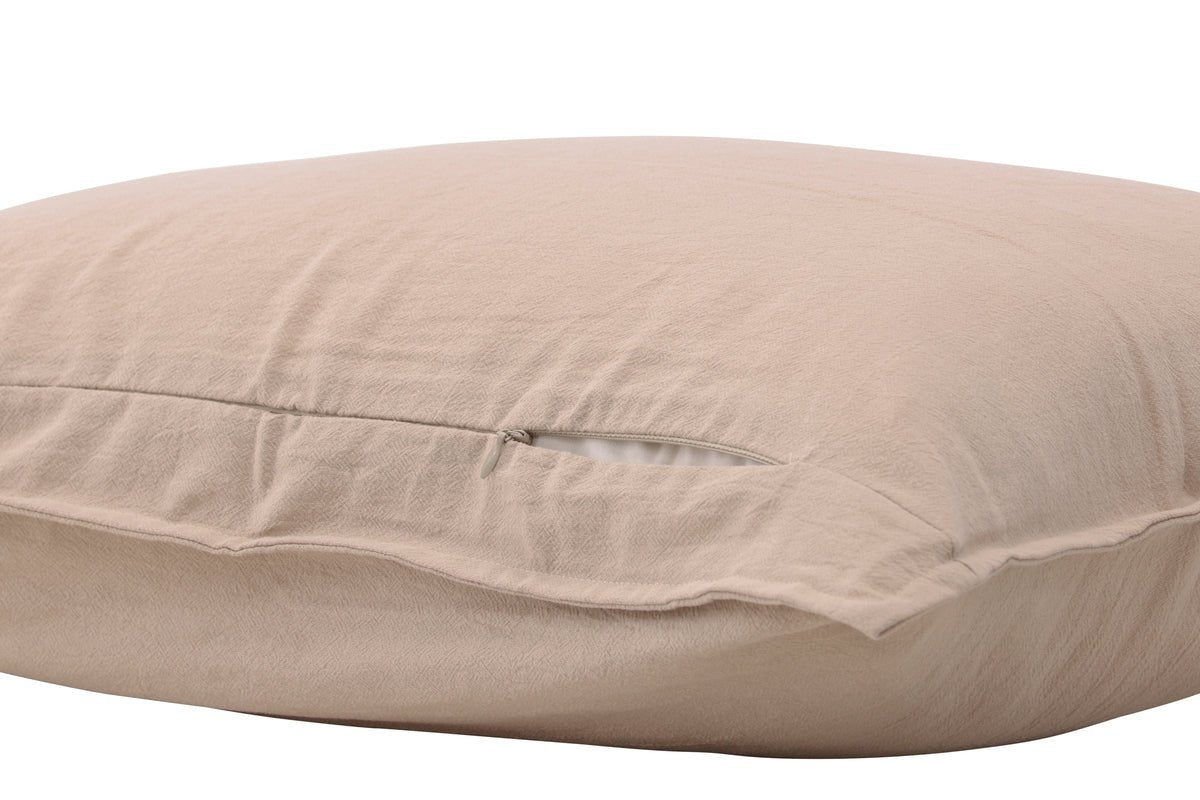 Kussenhoes Hygge - 50x90 cm in Bruin, Beige en Wit van 100% katoen