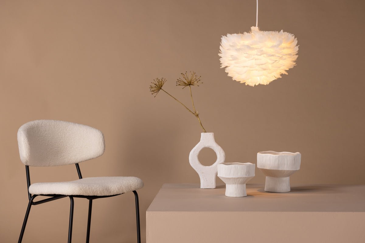 Hanglamp "Pilanesberg-Wit" – Lampenkap van kunstveren