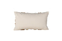 Kussenhoes Cadiz - 50x30 cm met bruin-wit ruitpatroon