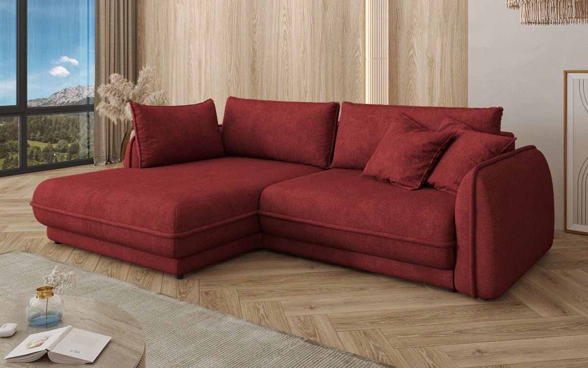Designer Sofa Mojave II Stof met slaapfunctie en opbergruimte