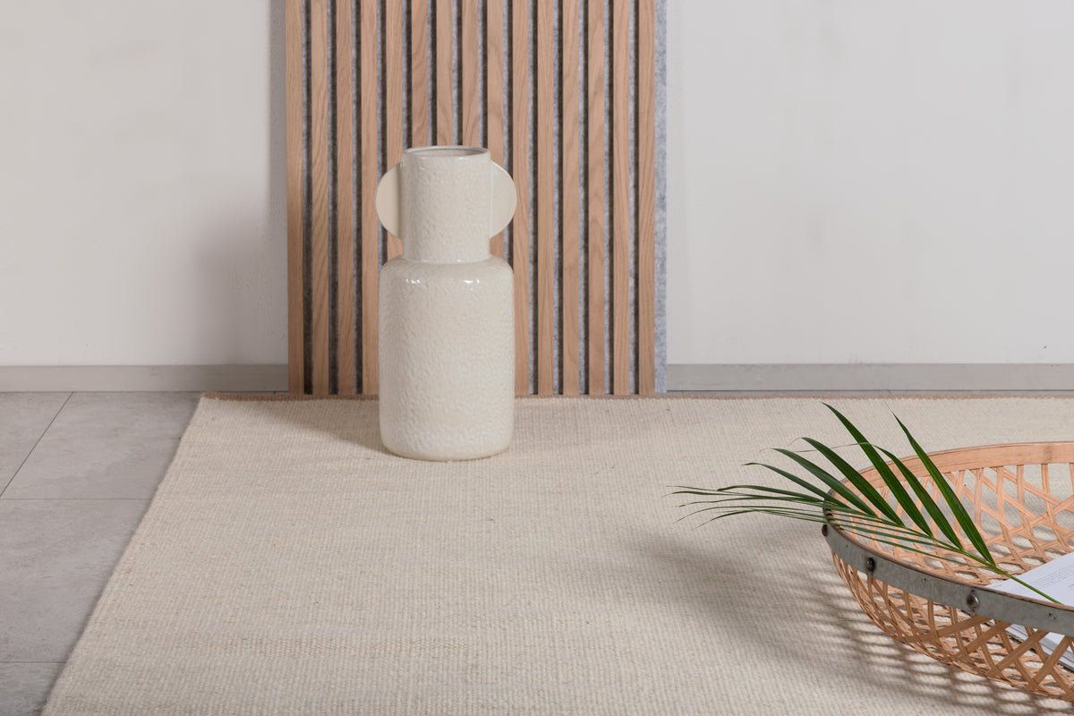 Vloerkleed Elian – in natuurtinten van wol & katoen