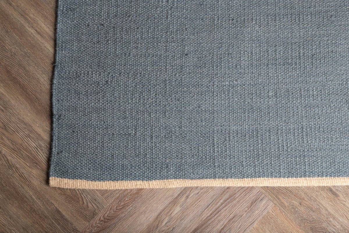 Vloerkleed Elian – in natuurtinten van wol & katoen