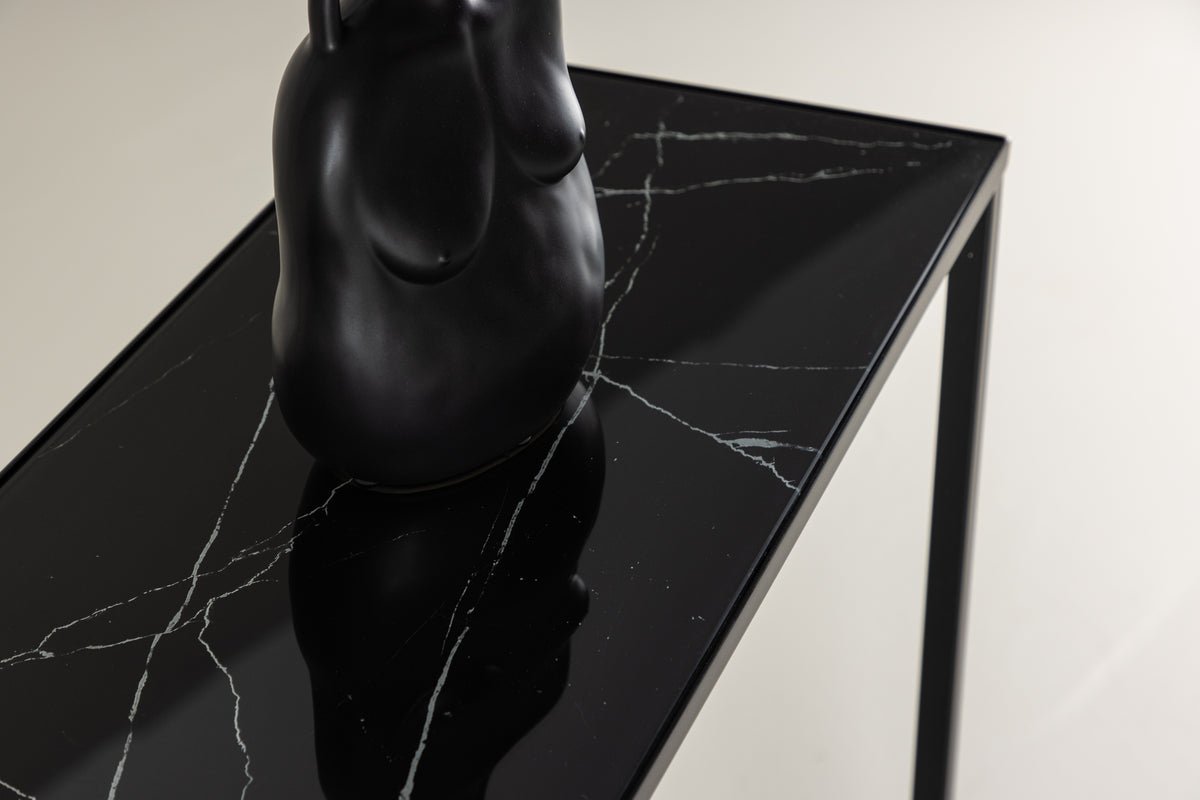 Bijzettafel Chase – met glazen blad