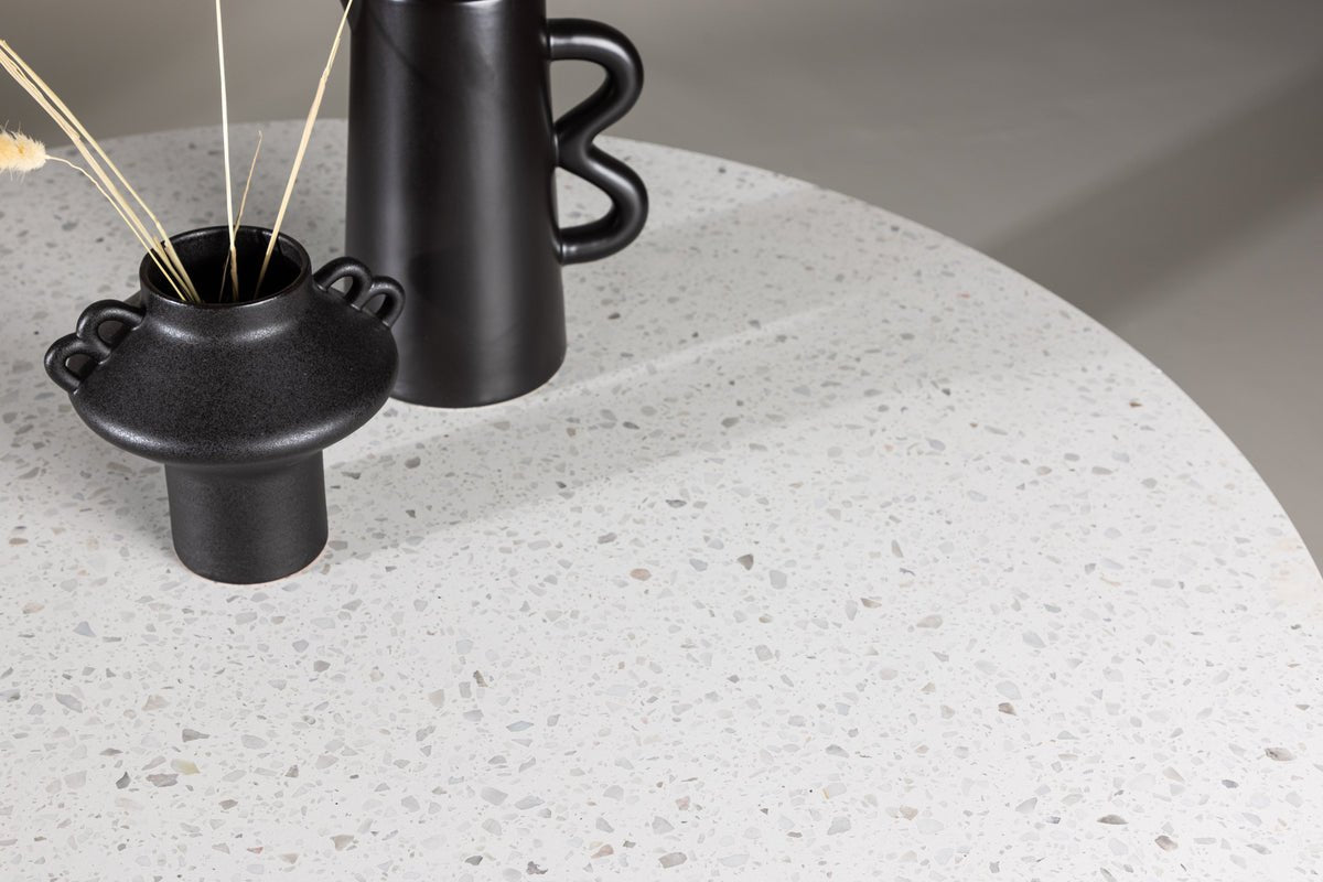 Eettafel Soreya - moderne eettafel met hoogwaardige terrazzo tafelblad