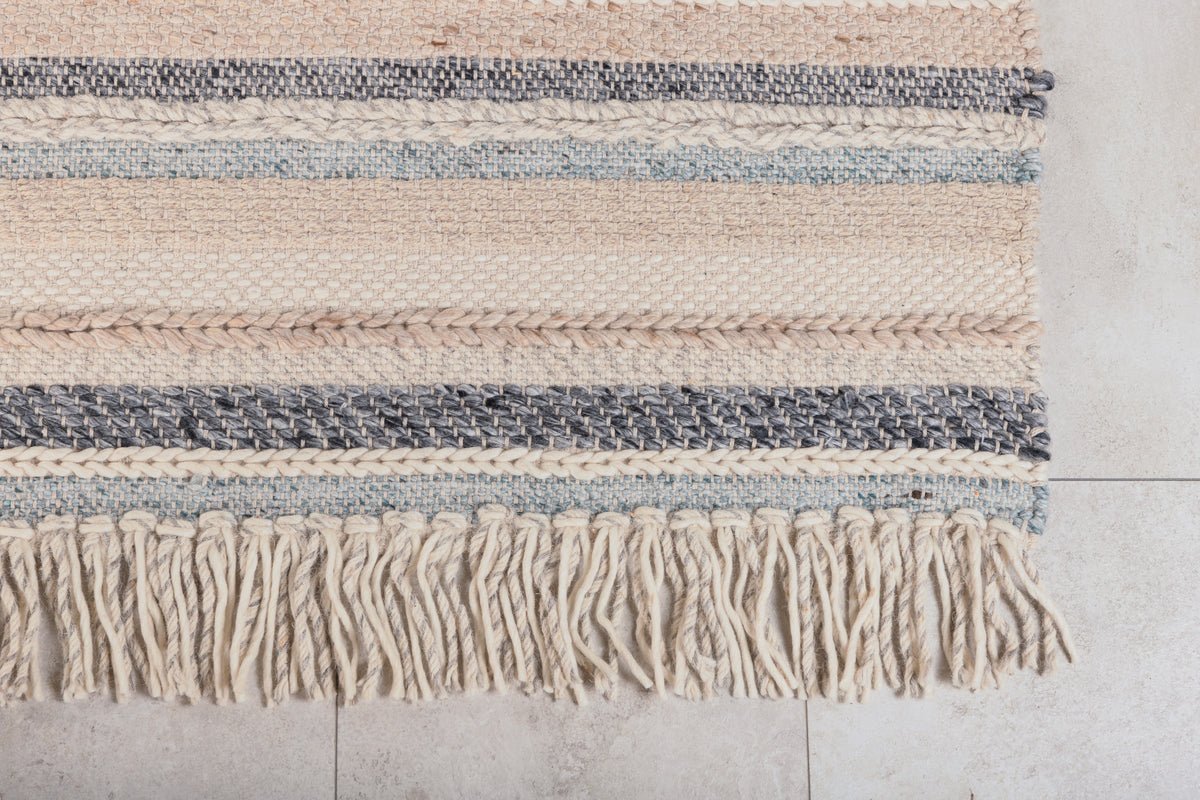 Vloerkleed Mila – met franjes van wol