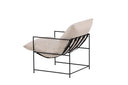Designer Lounge Fauteuil Sedalia – moderne armleuningfauteuil in Beige
