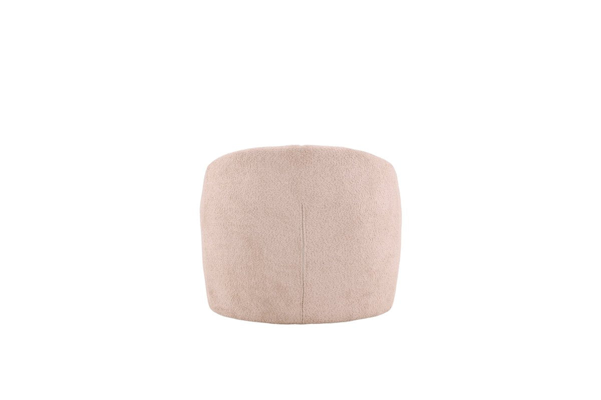Fauteuil Effi - met beige polyesterbekleding