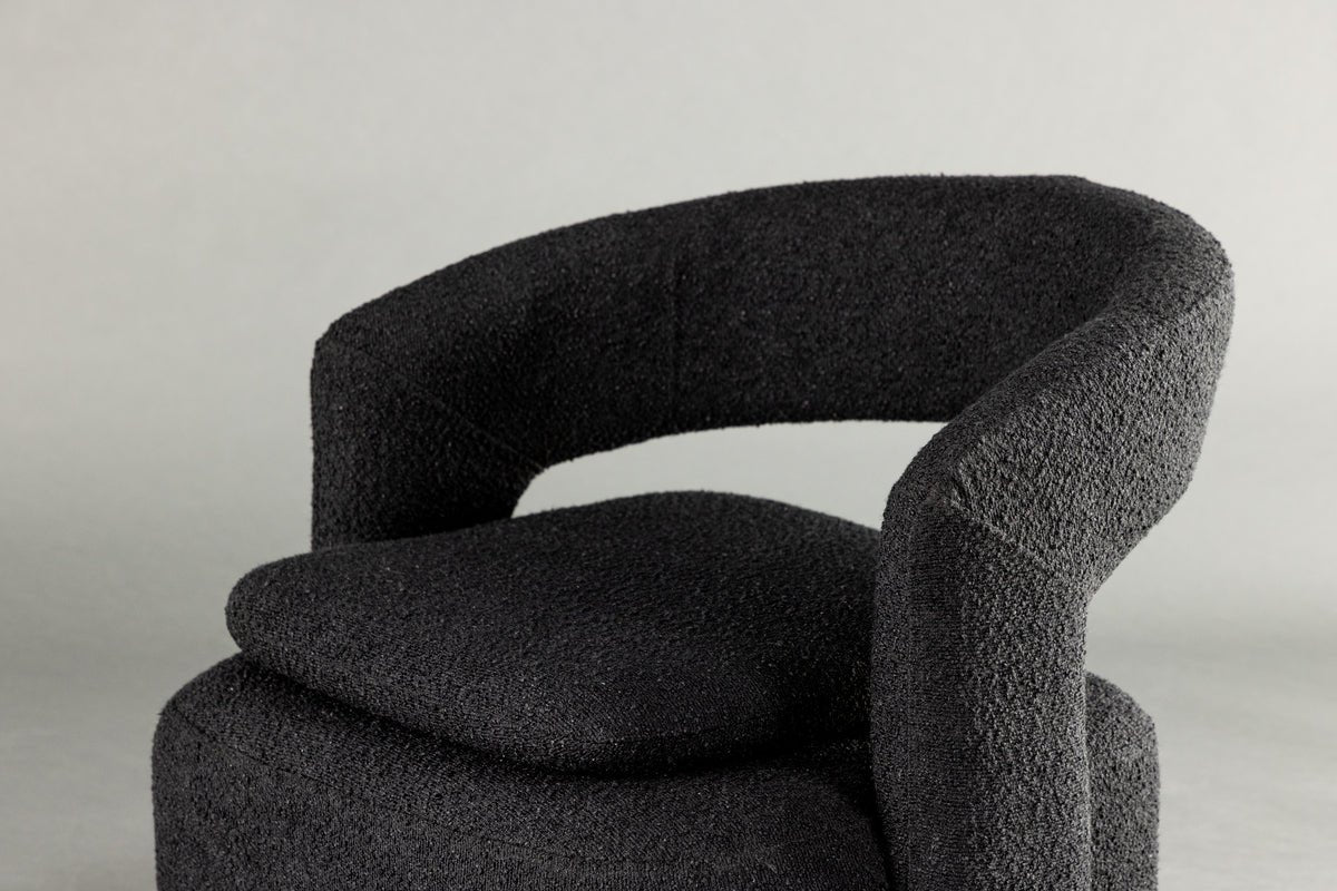 Designer Lounge Fauteuil Velina – moderne bouclé-fauteuil in vier kleuren