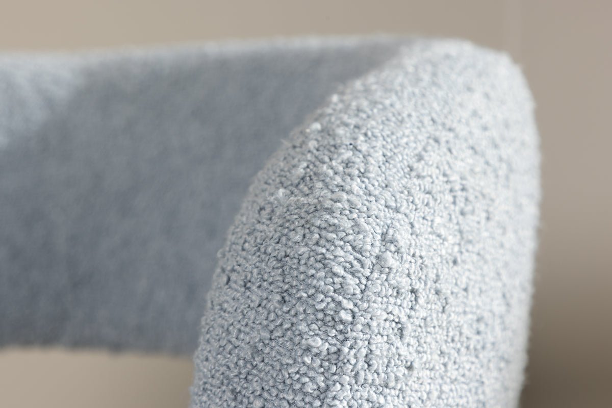 Designer Lounge Fauteuil Velina – moderne bouclé-fauteuil in vier kleuren