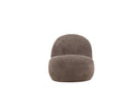 Designer Lounge Fauteuil Almvik – Bouclé Bruin