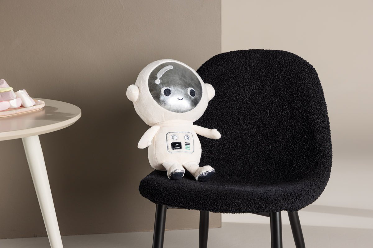 Kinderstoel Pola – 2-delige set in Zwart met zwarte poten