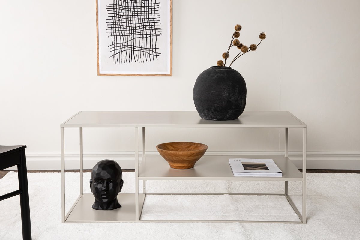 Salontafel/Bijzettafel Nammos – in vier kleuren met drie opbergruimtes