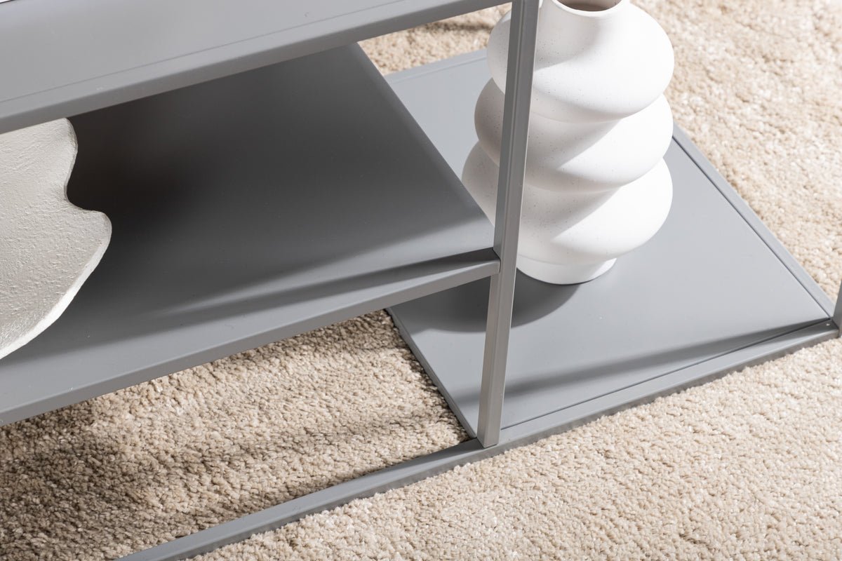 Salontafel/Bijzettafel Nammos – in vier kleuren met drie opbergruimtes