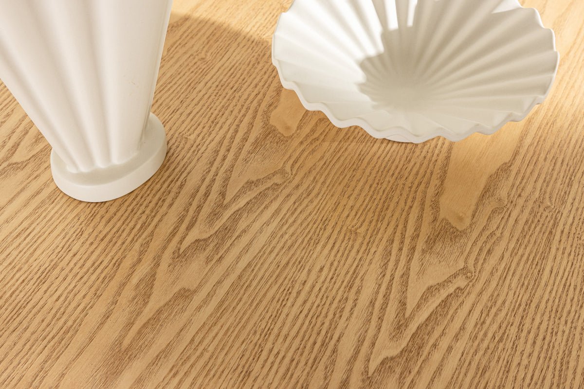 Eettafel Maui - met ovale tafelblad in houtlook