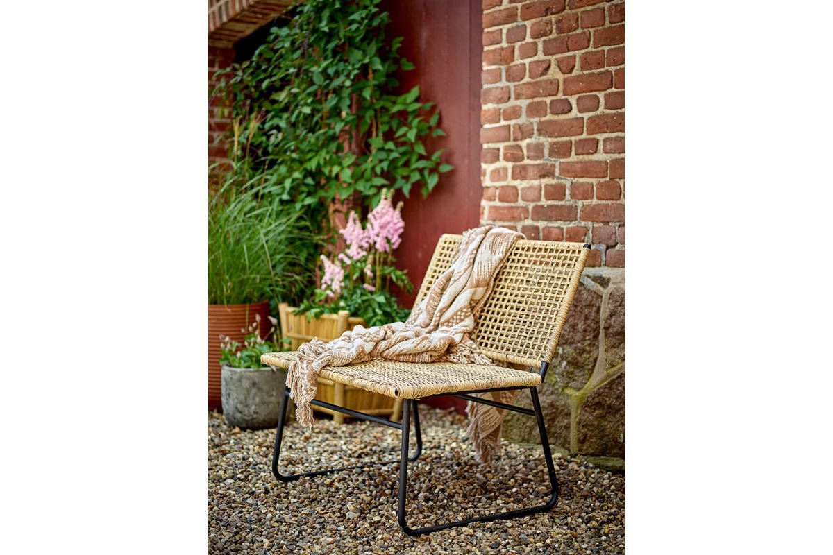 Plaid Malia - Bruin, van gerecycled katoen