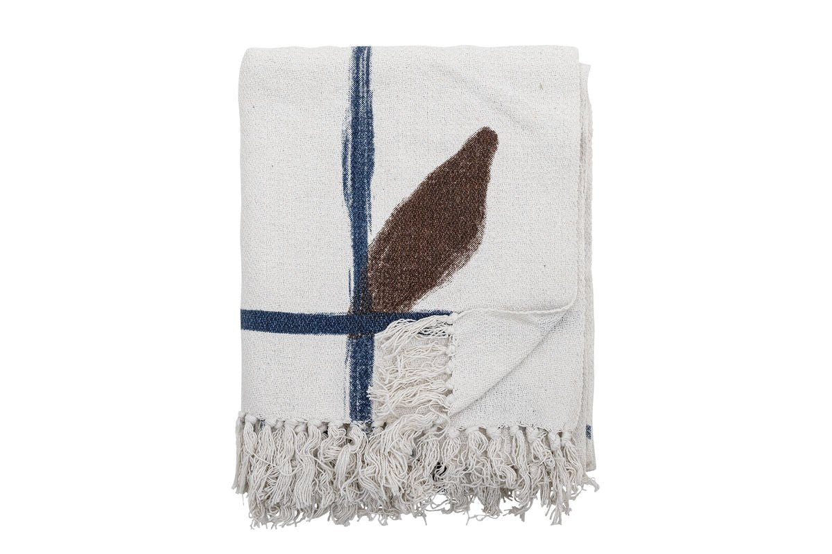 Plaid Sola - Natuurlijk, van gerecycled katoen