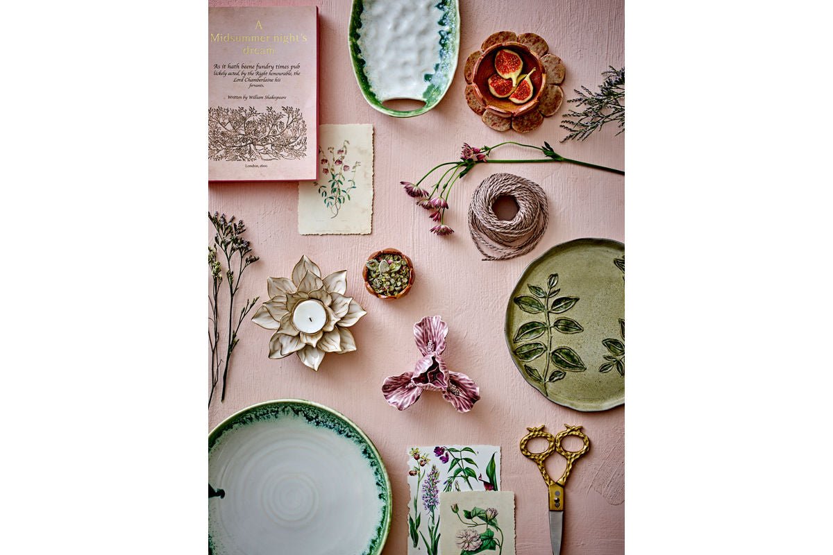 Serveerschaal Vellin – van steengoed met reactieve glazuur