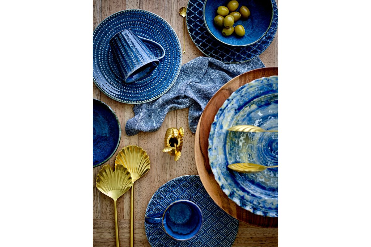 Serveerschaal Aluna – van steengoed met reactieve glazuur