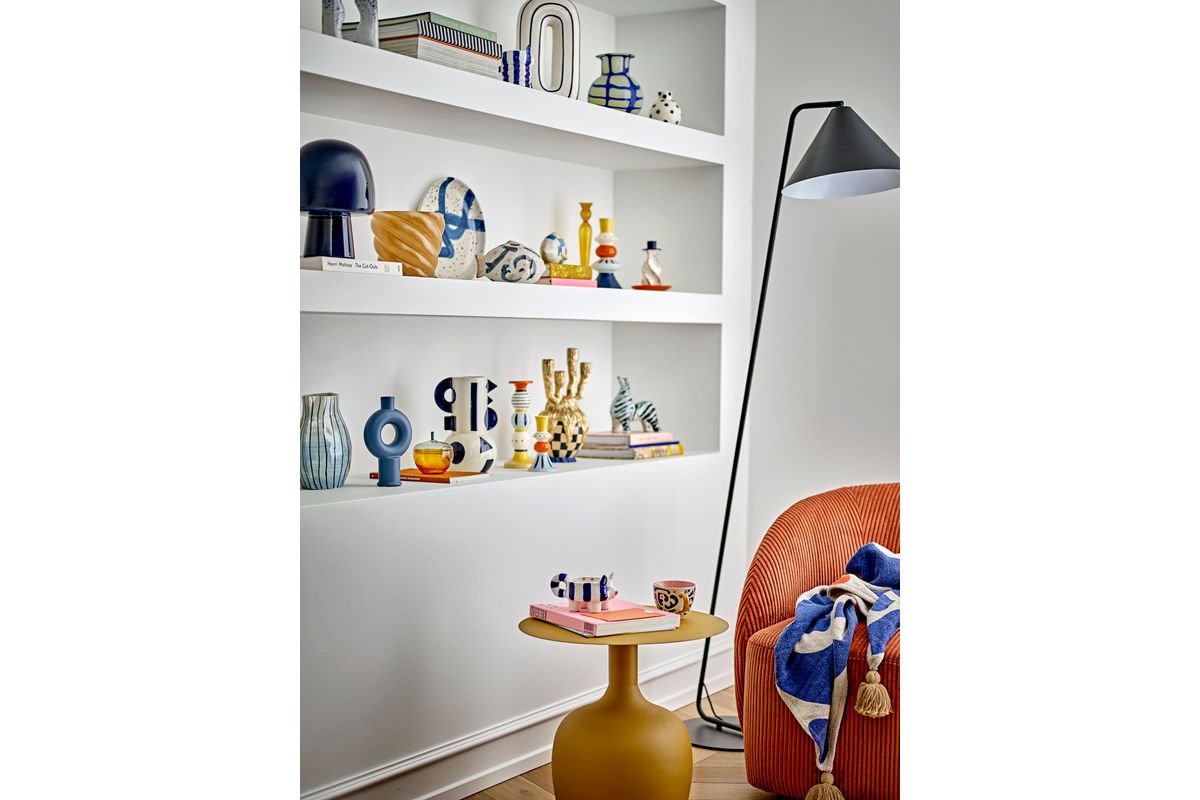 Vaas "Kalibri" - kleurrijke stenen vaas