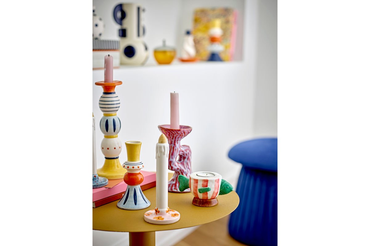 Vaas "Kalibri" - kleurrijke stenen vaas