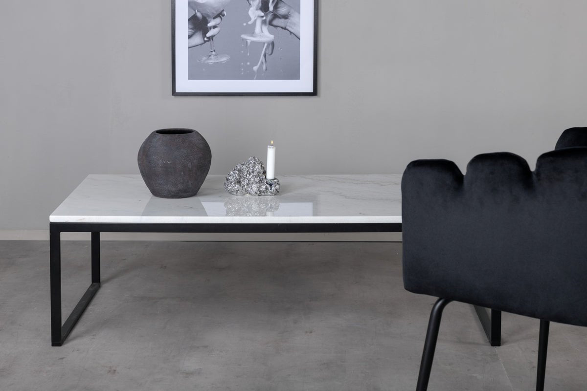 Salontafel Carola - met marmeren tafelblad