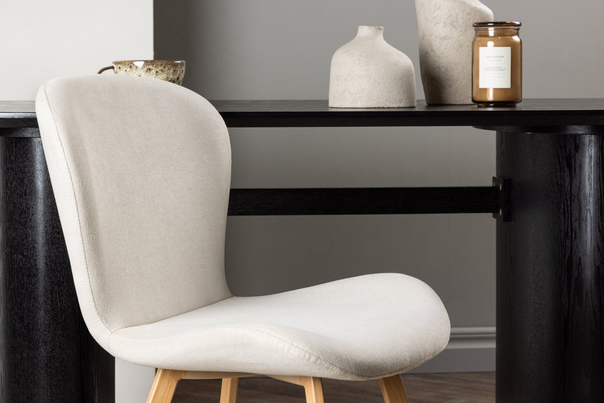 2-delige set - stoel Amara met gewatteerde zitting