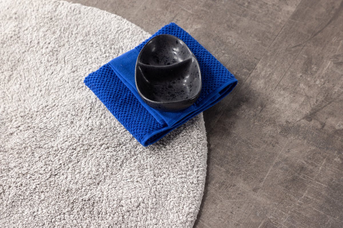 Badmat Penida - in ronde vorm van zachte katoen