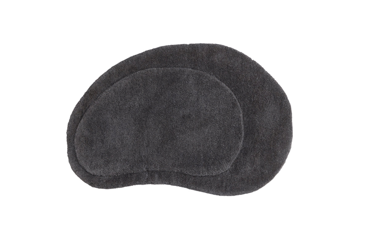 Badmat Aven – van wol in donkergrijs