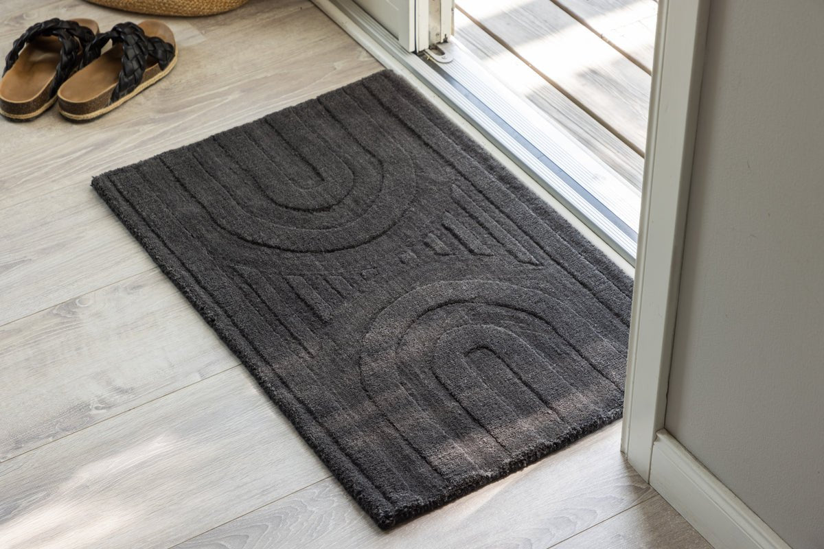 Deurmat Paula - in twee kleuren van wol