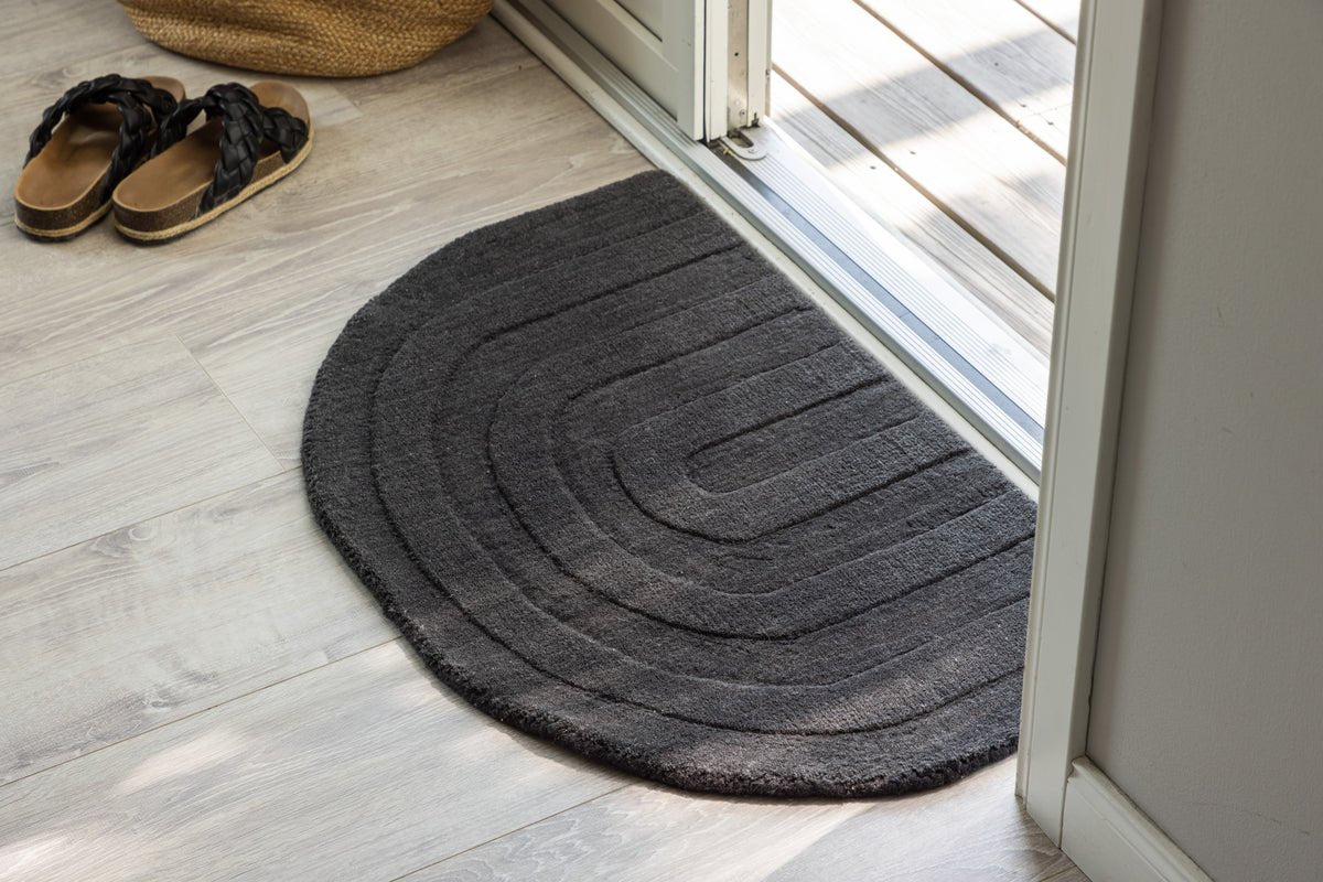 Deurmat Nala - in Zwart van wol