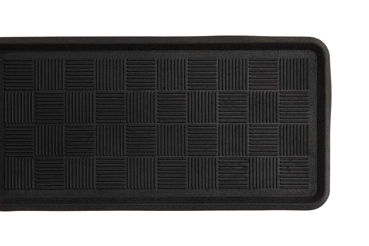 Schoenmat Lora - in Zwart van rubber