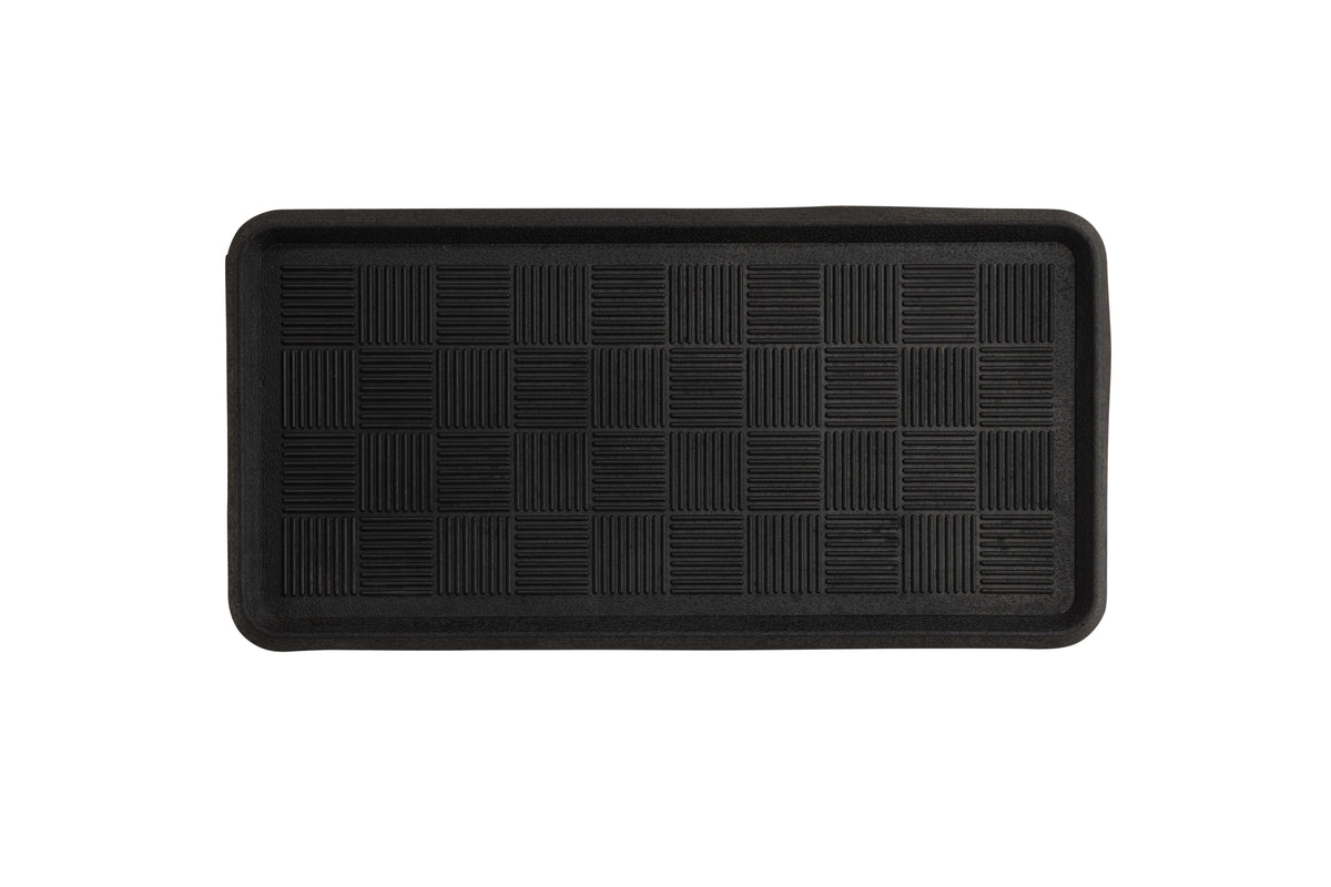 Schoenmat Lora - in Zwart van rubber