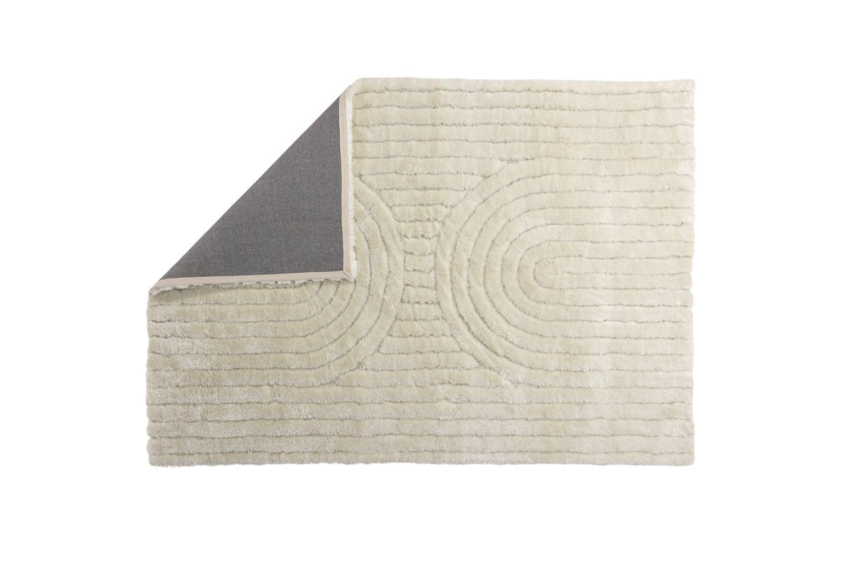 Vloerkleed Elano – voor woonkamer en slaapkamer van polyester & katoen