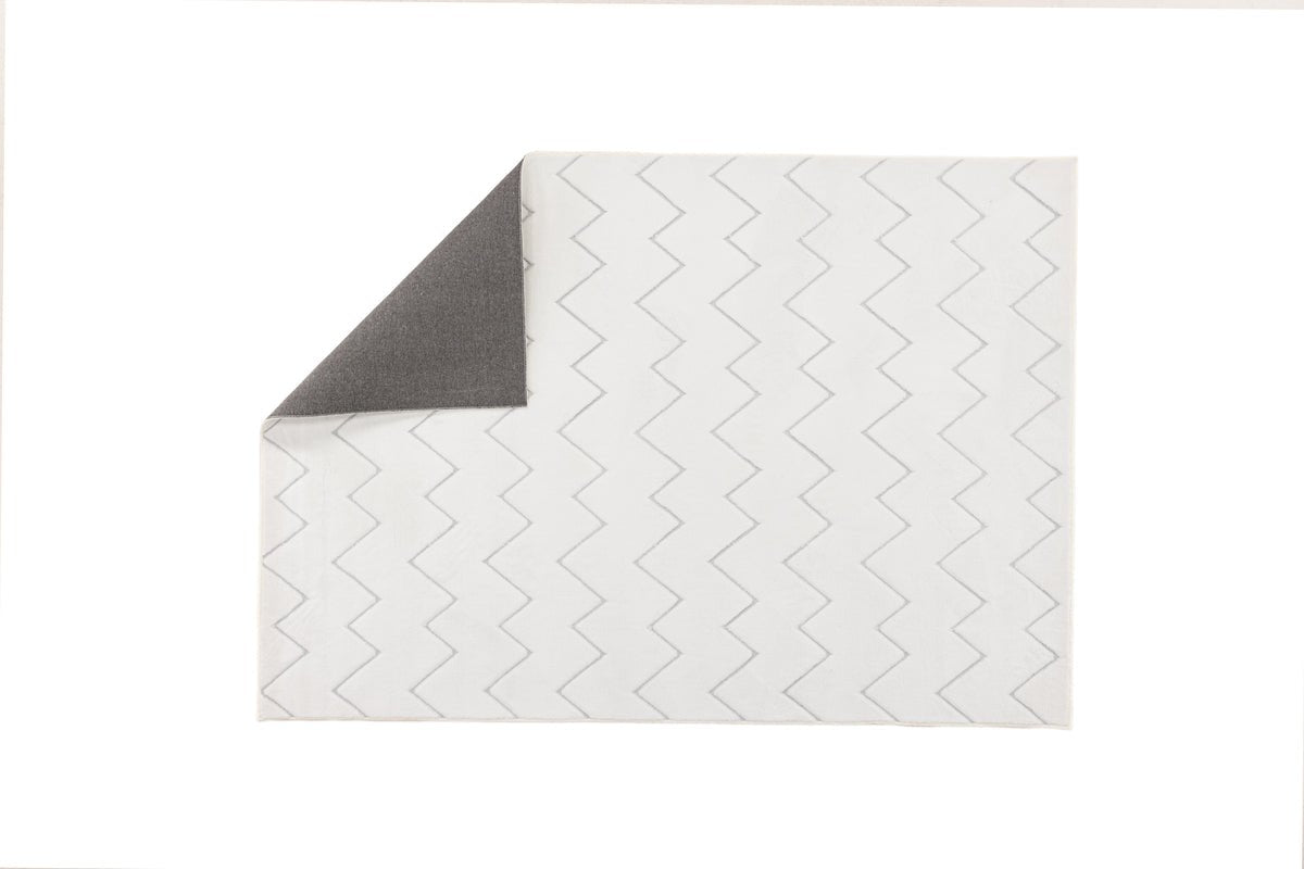 Vloerkleed Lyra – van polyester in wit of bruin