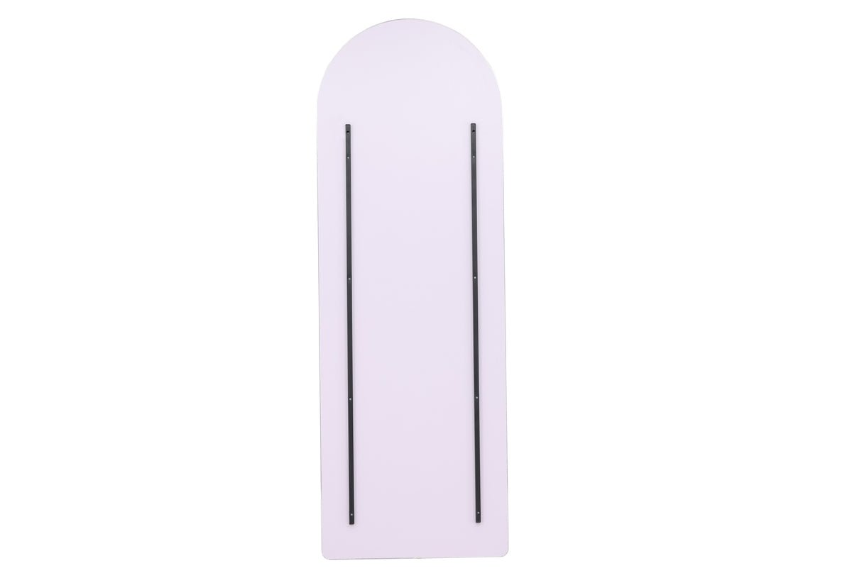 Spiegel Ira – in roségoud met ovaal design en zilveren lijst