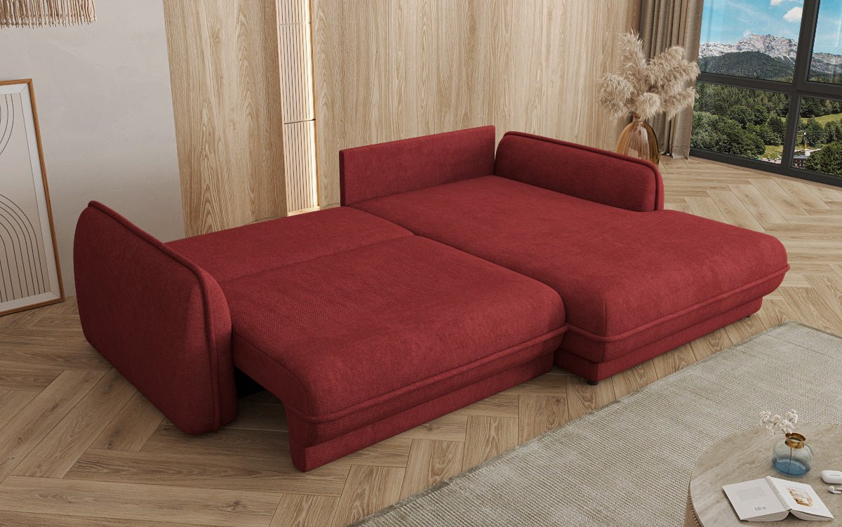 Designer Sofa Mojave II Stof met slaapfunctie en opbergruimte
