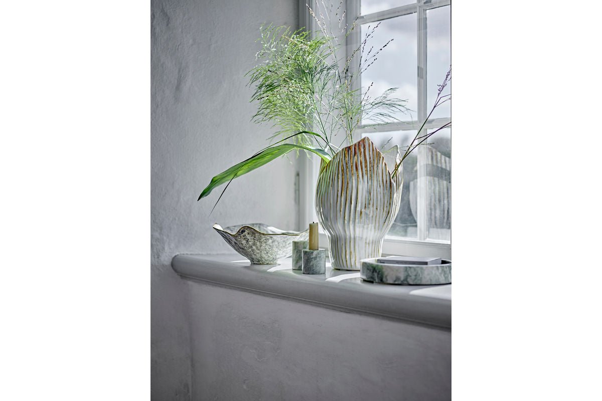 Dienblad Daphne – Groene marmer met natuurlijke elegantie