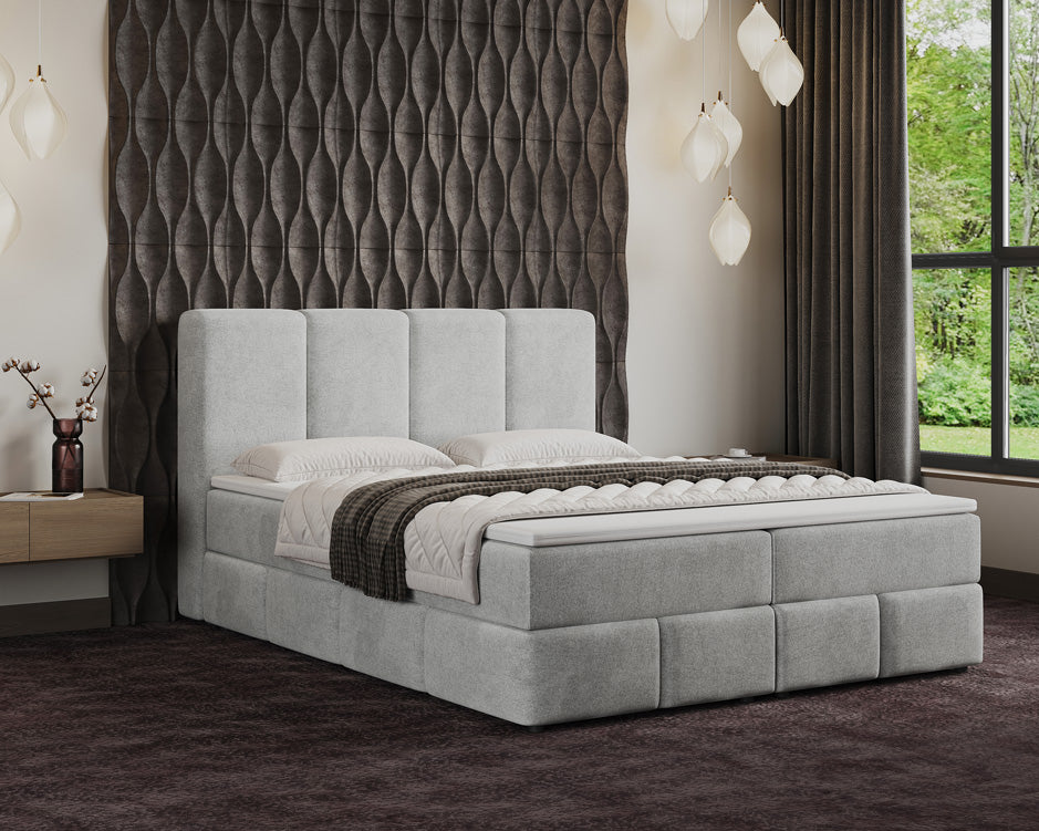 Boxspringbed Venetië Fluweel met opbergruimte