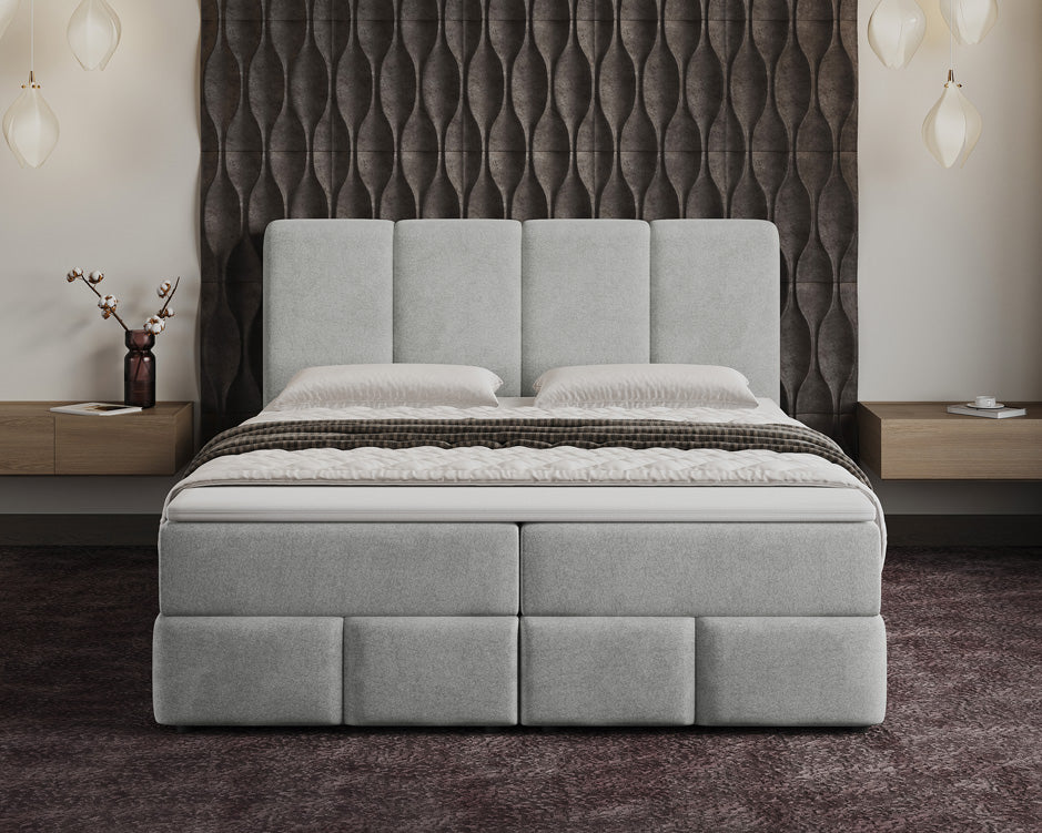 Boxspringbed Venetië Fluweel met opbergruimte