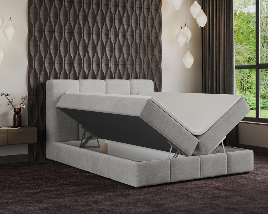 Boxspringbed Venetië Fluweel met opbergruimte
