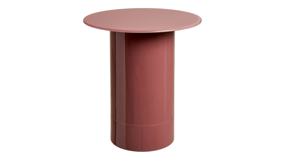 Bijzettafel Rose - van MDF en glas