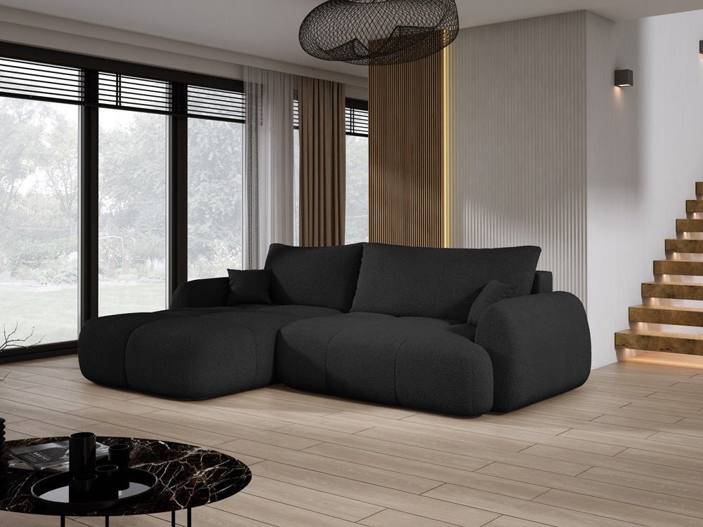 Designer L-bank Coco in Bouclé