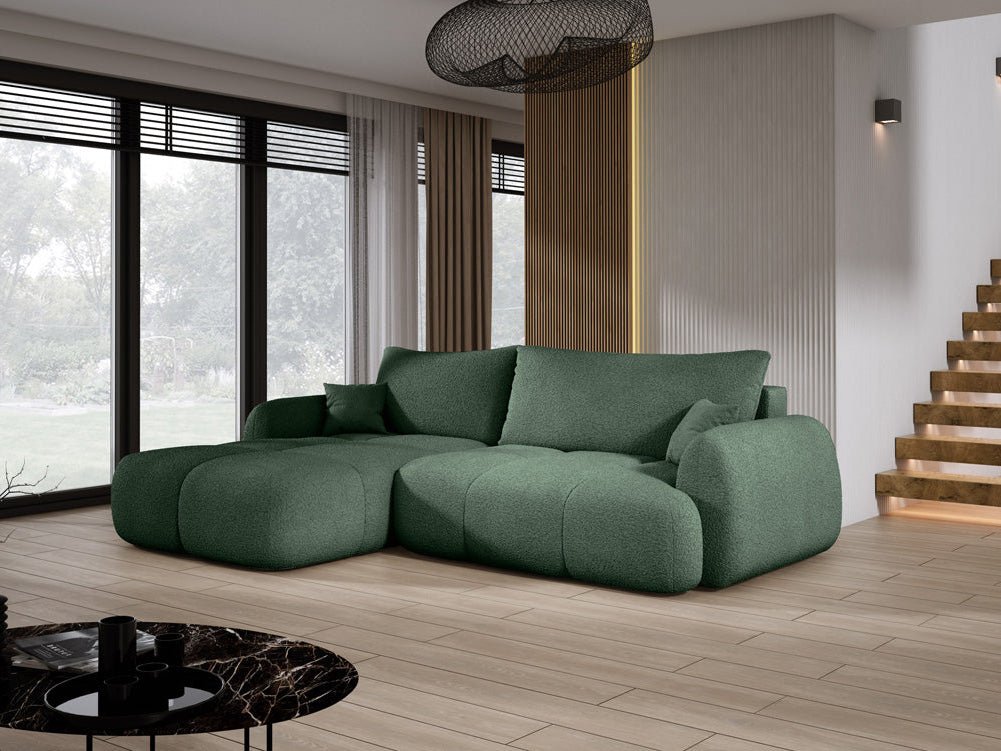 Designer L-bank Coco in Bouclé