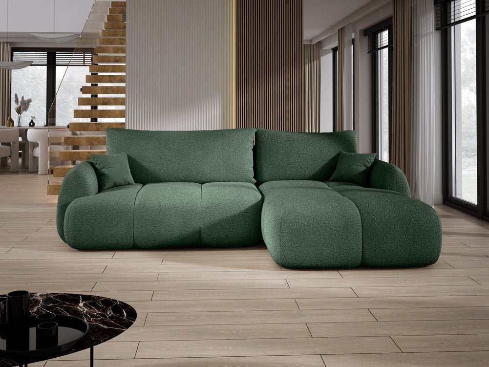 Designer L-bank Coco in Bouclé
