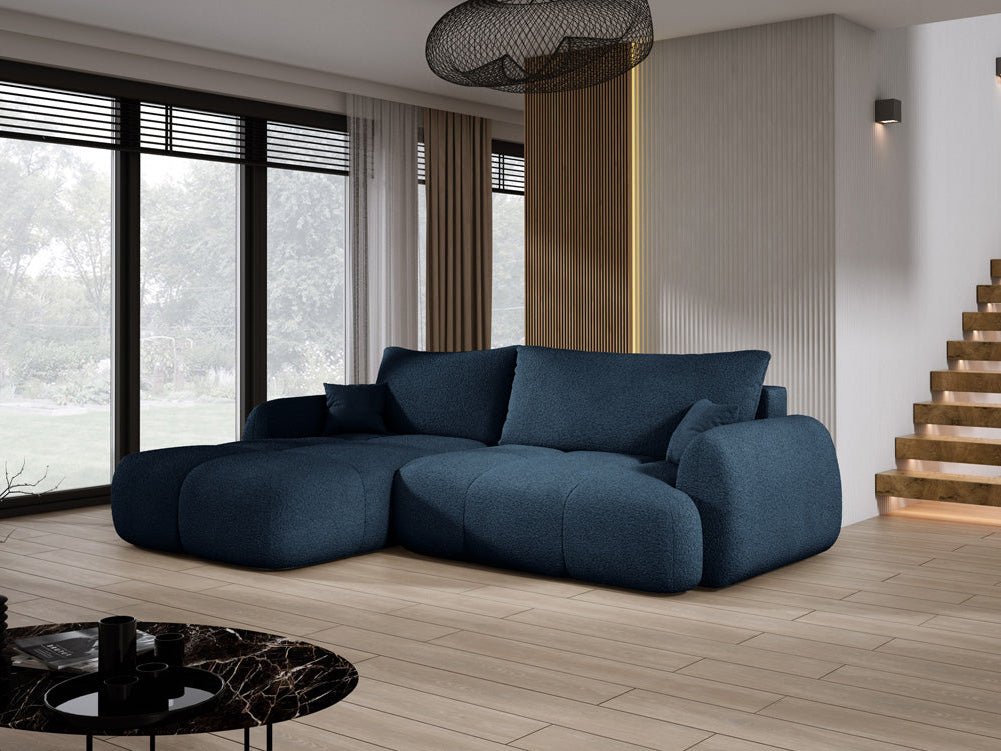 Designer L-bank Coco in Bouclé
