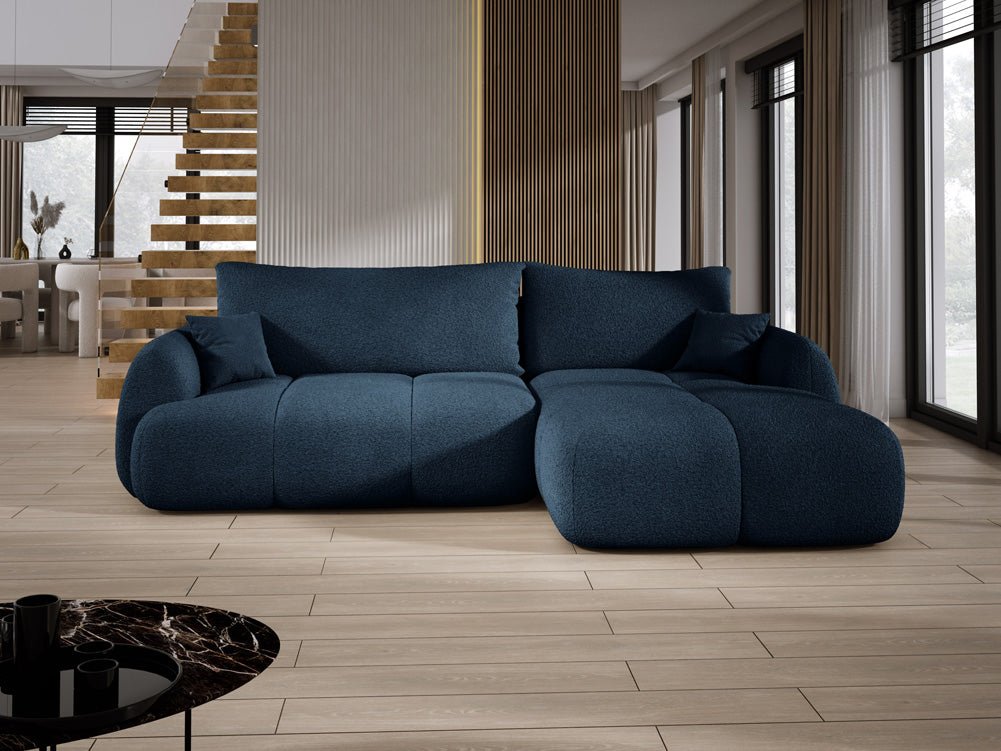 Designer L-bank Coco in Bouclé