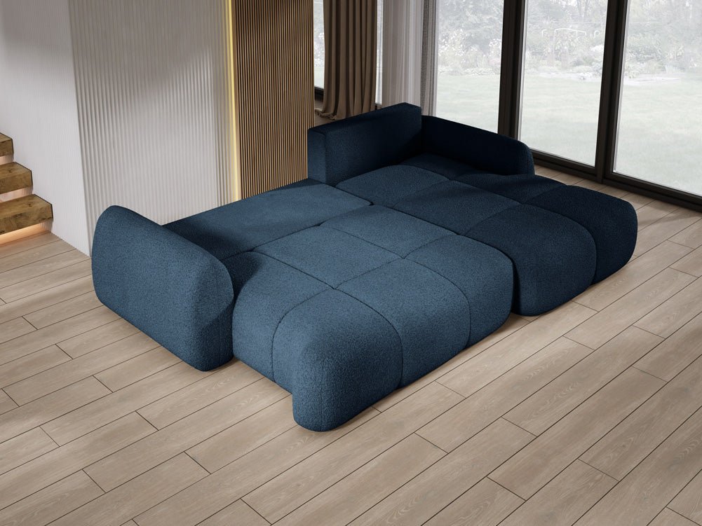 Designer L-bank Coco in Bouclé