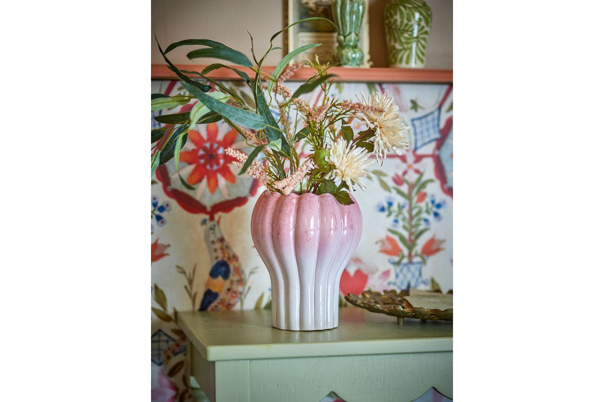 Bloempot „Rosyn“ – Roze steengoed