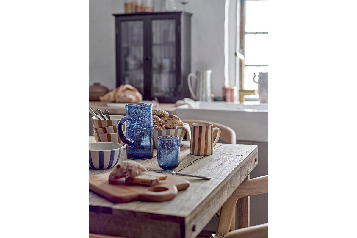 Krug Lecler – mondgeblazen glas in Blauw